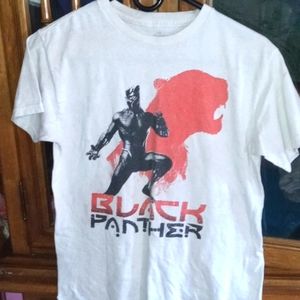 White Black panther shirt